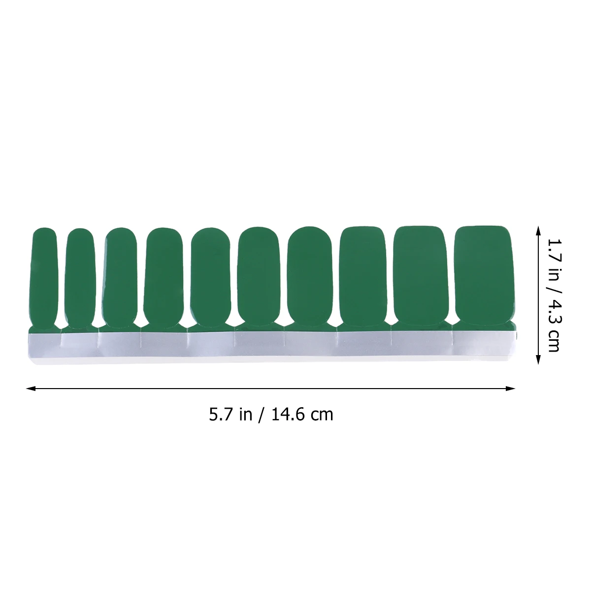 

Nail Stickers Women Girls Nail Art Decals All Nails Stickers High Quality False Tips Green Party Banquet Birthday Holiday