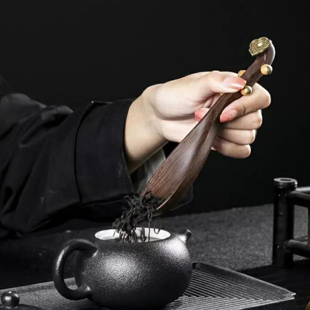 

1pc Wooden Spoon Scoop For Tea Making Bath Salts Coffee Premium Teaware Accessories Tea Shovel Tool Home Office Use