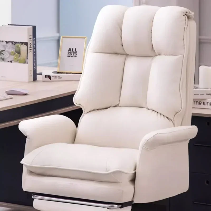 Swivel Back Office Chair Wheels Gaming Comfy Study Office  Desk Luxury Women Cadeira Para Computador Interior Decoration