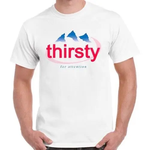 

Забавная Весенняя ретро-футболка с девизом от внимания к бутылке с водой, 165