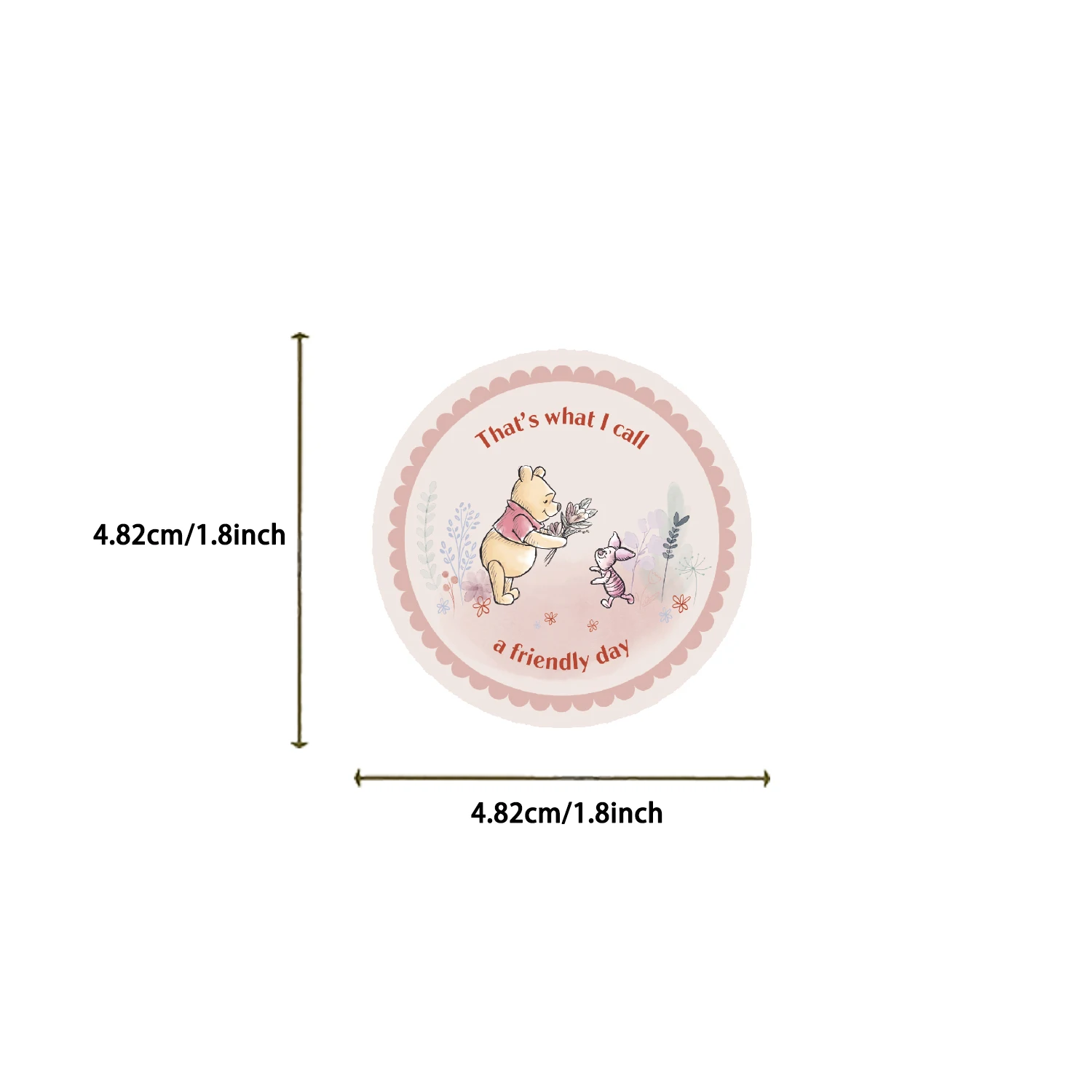 50pcs Disney Winnie le caniche fou Zootopia mixte autocollants pour enfants mignon Anime autocollants jouets classiques bagages cahier PVC