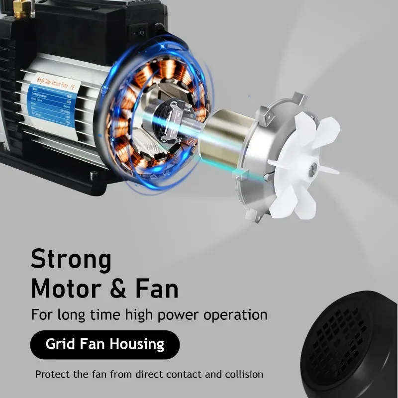 Pompe à vide économique 220V 3,5/4 CFM - Pompe à air en acier inoxydable pour outils de bijouterie