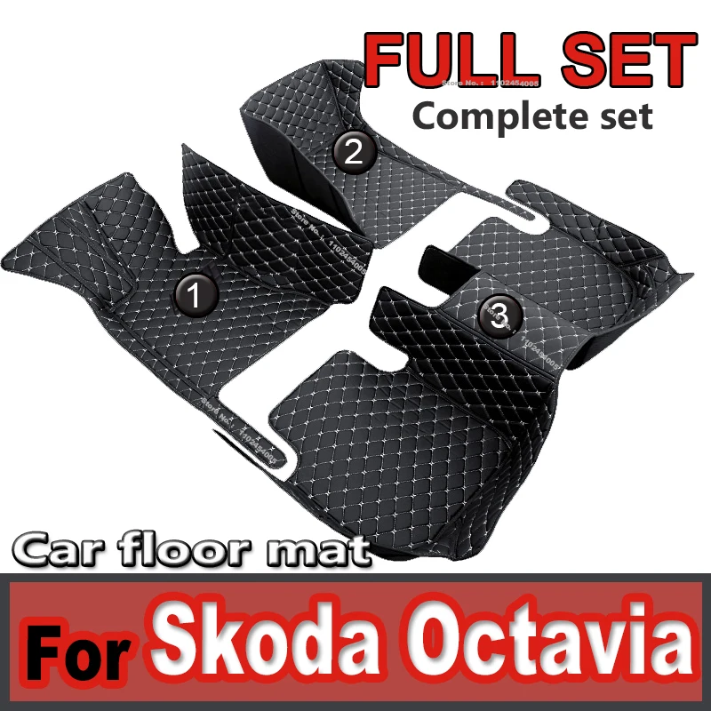 

Car floor mats for Skoda Octavia 2018 2019 2020 2021 2022 2023 Interior Details Car Accessories Carpet