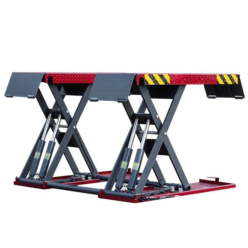 Factory Outlet Mid Rise Scissor Lift Auto Lift Vehicle Ramp Car Lift Capacity Automatic Unlock