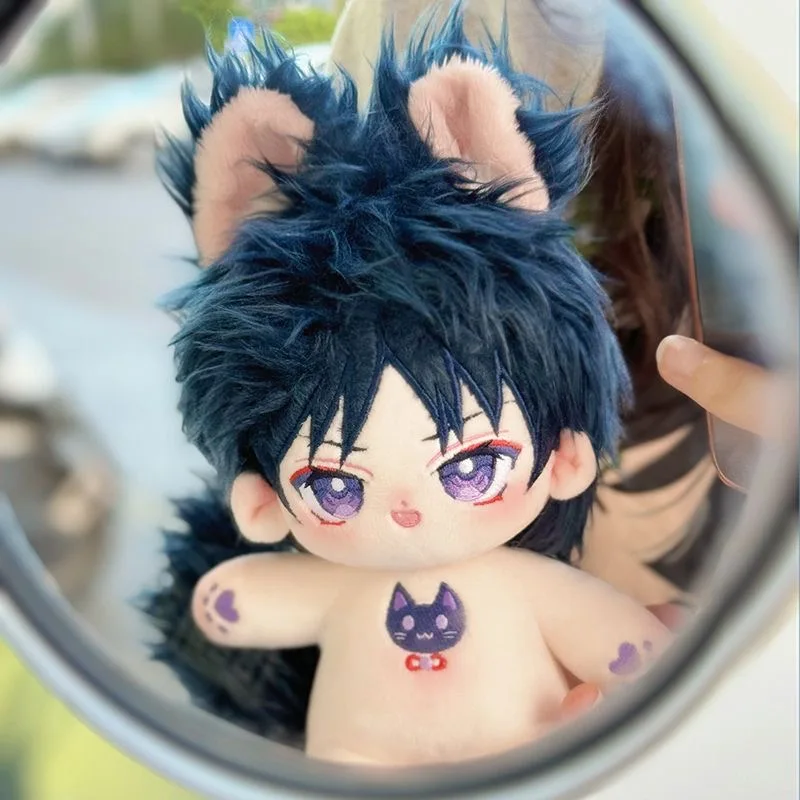 20cm Game Genshin Impact Plush Dolls Anime Figure Scaramouche Tartaglia Plushie Decor Soft Stuffed Dress Up Doll Toys Gift