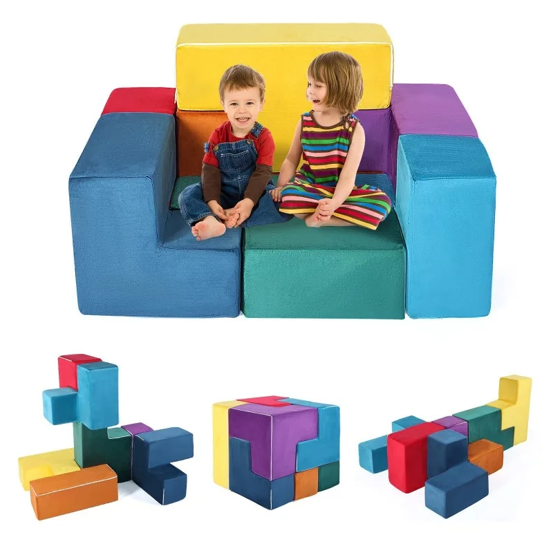 Free combination module sofa game building block sofa, splicing Rubik's Cube Tetris toy sofa