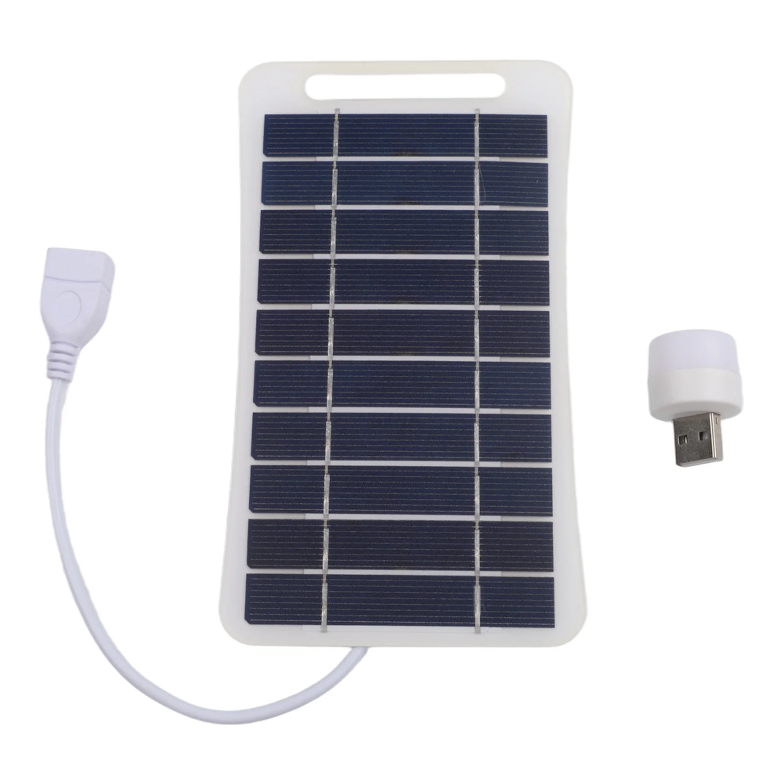 Camping Power Supply USB Charger for Solar Panel Waterproof Panel Convenient For Outdoor Activities High-efficiency Solar