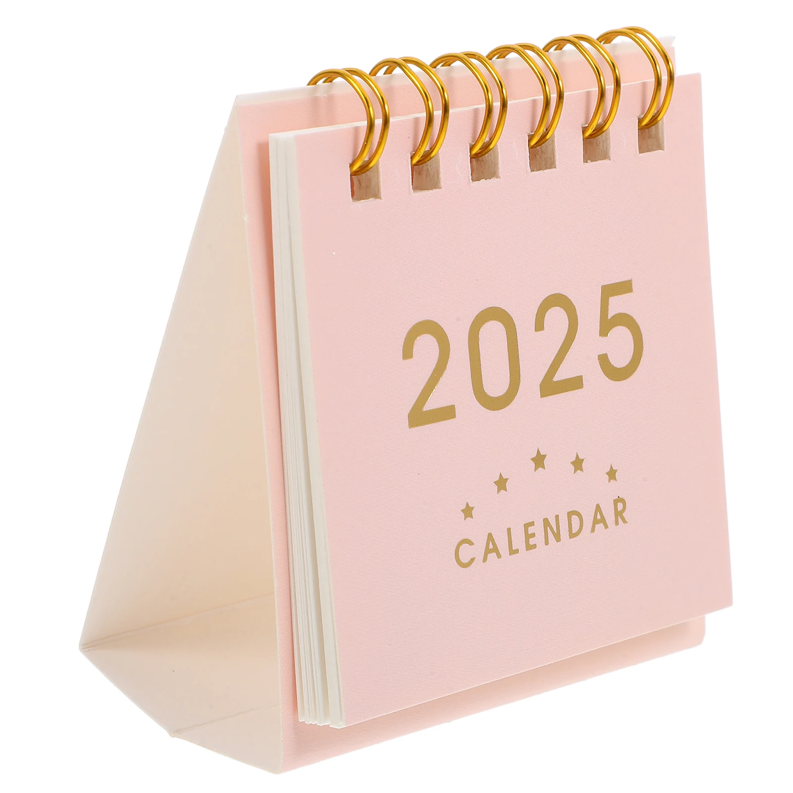 Simple Desk 2025 Minimalist Small Decorative Daily Use Home Office Standing Calendars Desktop Calendar Practical Notepad