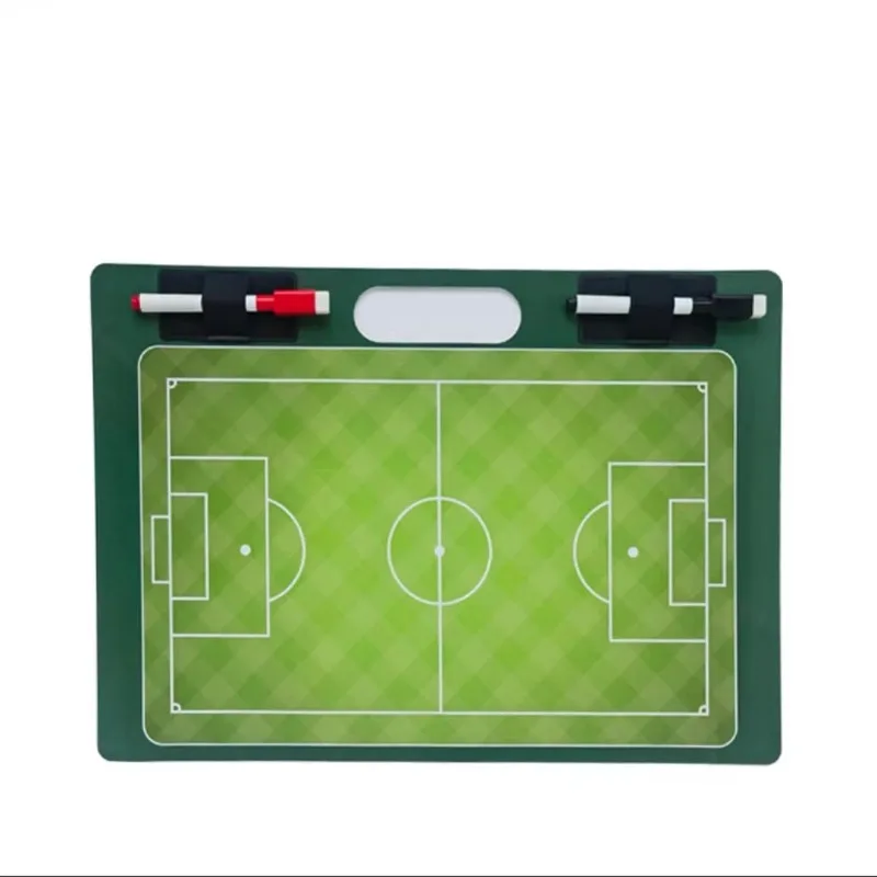 Football Tactical Board PVC Erasable Magnetic Strategy Clipboard Two-side Application Soccer Training Match Coach Accessory