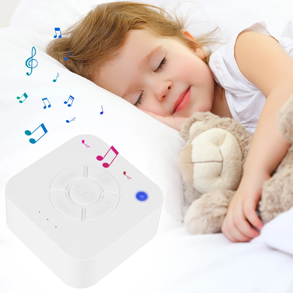 USB Rechargeable For Baby Sleeping & Relaxation Music Light Sleep Machine Timed Shutdown Sleep Sound Machine White Noise Machine