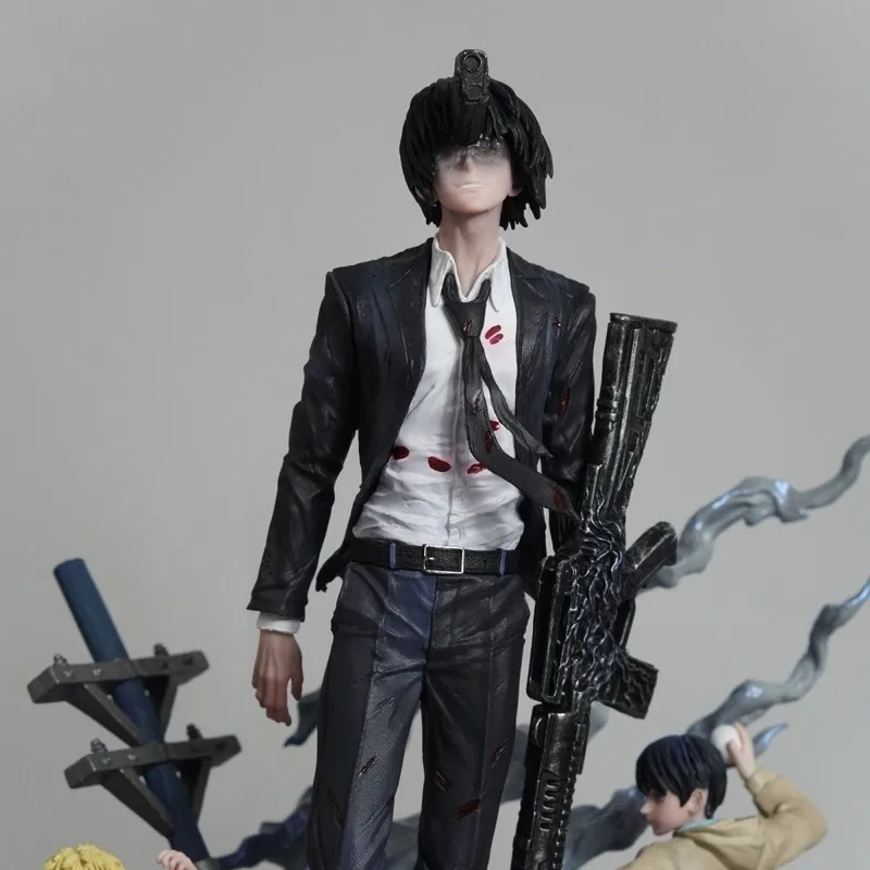 Chainsaw Man Gun Devil Devil Hunter Gk Anime Cartoon Figure Toy Desktop Decoration Ornament Statue Anime Fans Collection Gift
