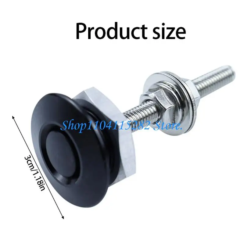 Universal 30Mm Car Hood Latches Engine Bonnet Lock Security Lock Easy Installation For Multiple Vehicle Models