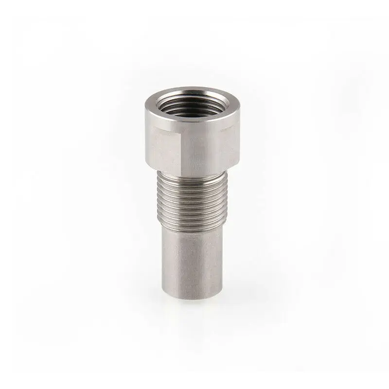 1PC M18X1.5 Universal 50mm Length Stainless Steel Shielding Oxygen Sensor Connector Car Accessory