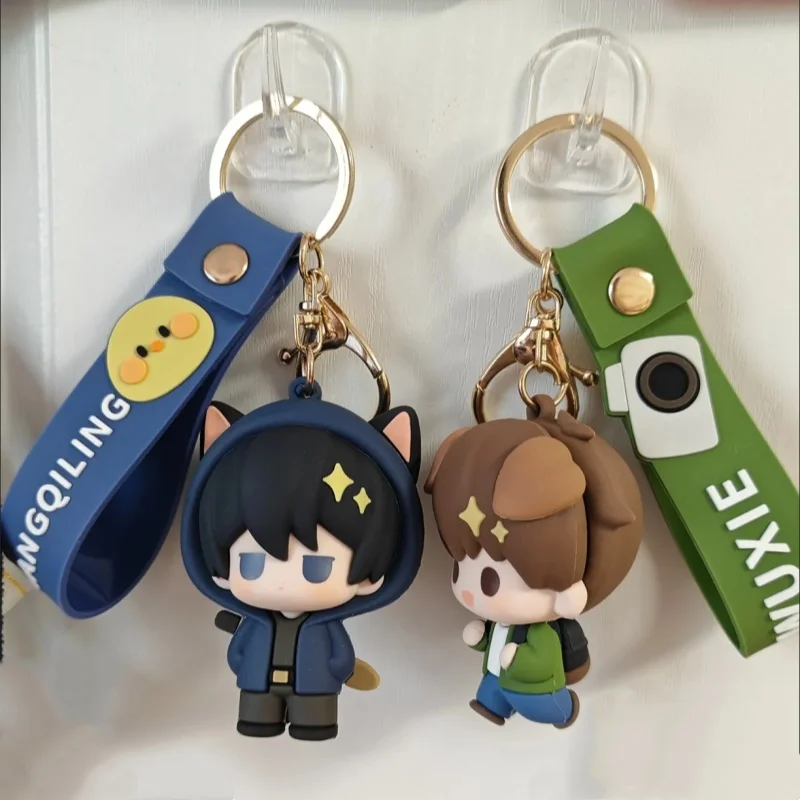 

Dmbj Time Raiders Fingertip Doll Series Keychain Pendant Wu Xie Zhang Qi Ling Cute Cartoon Collection Surprise Custom Gift