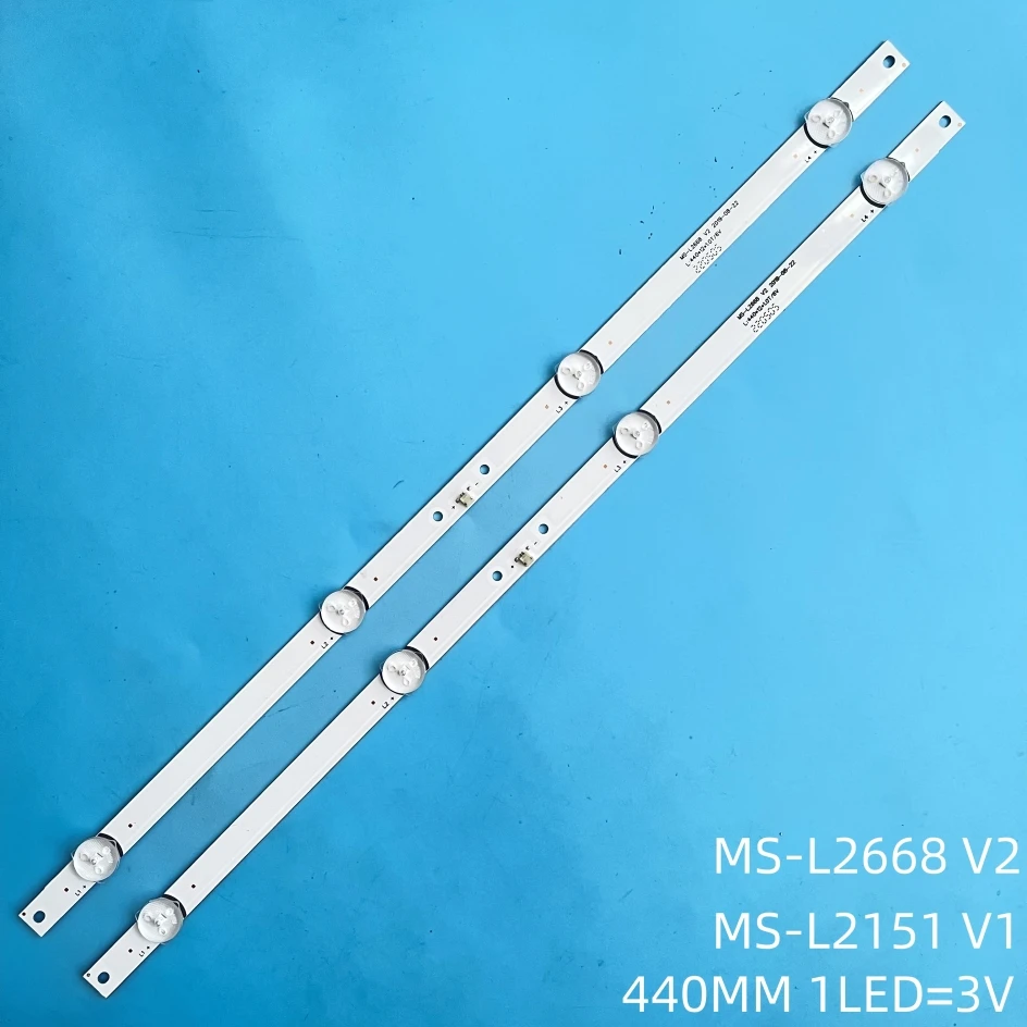 

TV Illumination Bands MS-L2151 V1 2017-10-24 LA023 LED Bar Backlight Strips Line Rulers MS-L2668 V2 2019-08-22 LA021 Tapes Lanes