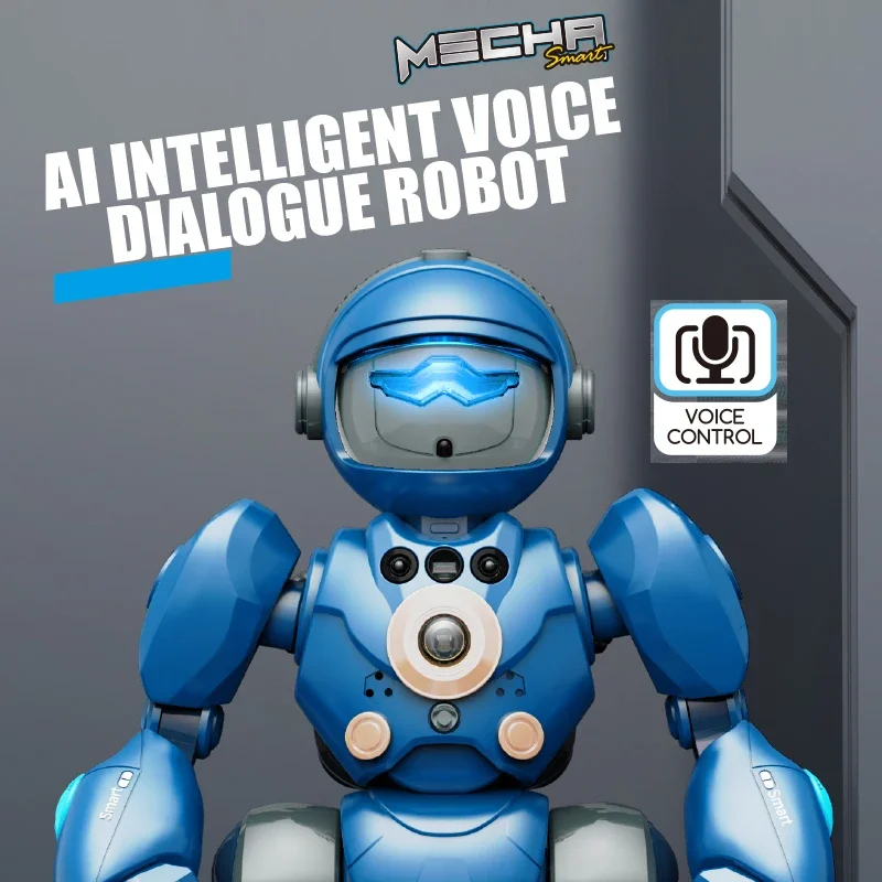 2.4G RCロボット インテリジェントプログラミング ジェスチャーコントロールロボット 音声対話録音 ダンス電動玩具 子供クリスマスプレゼント