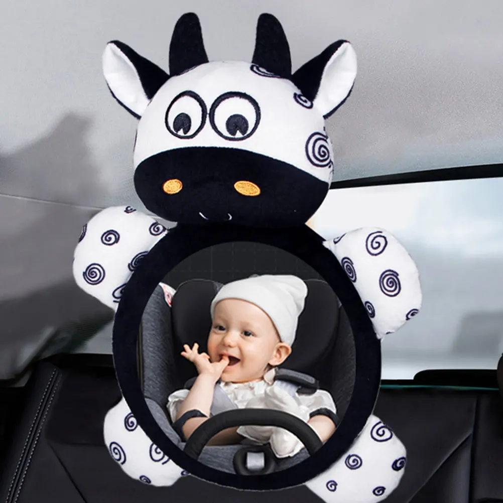 

Shatterproof Observation Mirror Car Rear Seat Newborn Child View Adjustable Straps Dual Buckles Acrylic Safety Wide Angle