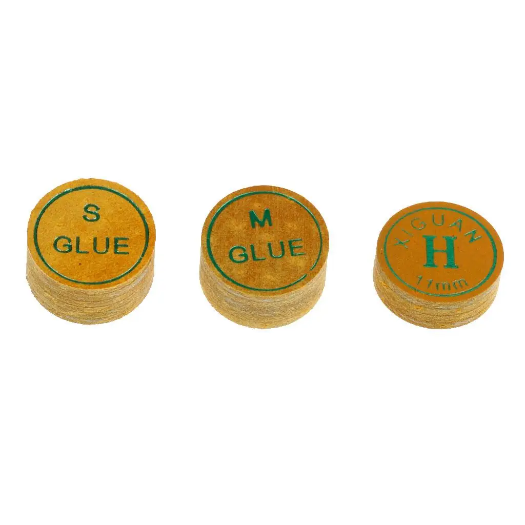 Embouts de queue de billard laminés en peau de porc, accessoires de billard souples, pointe de queue de billard à coller