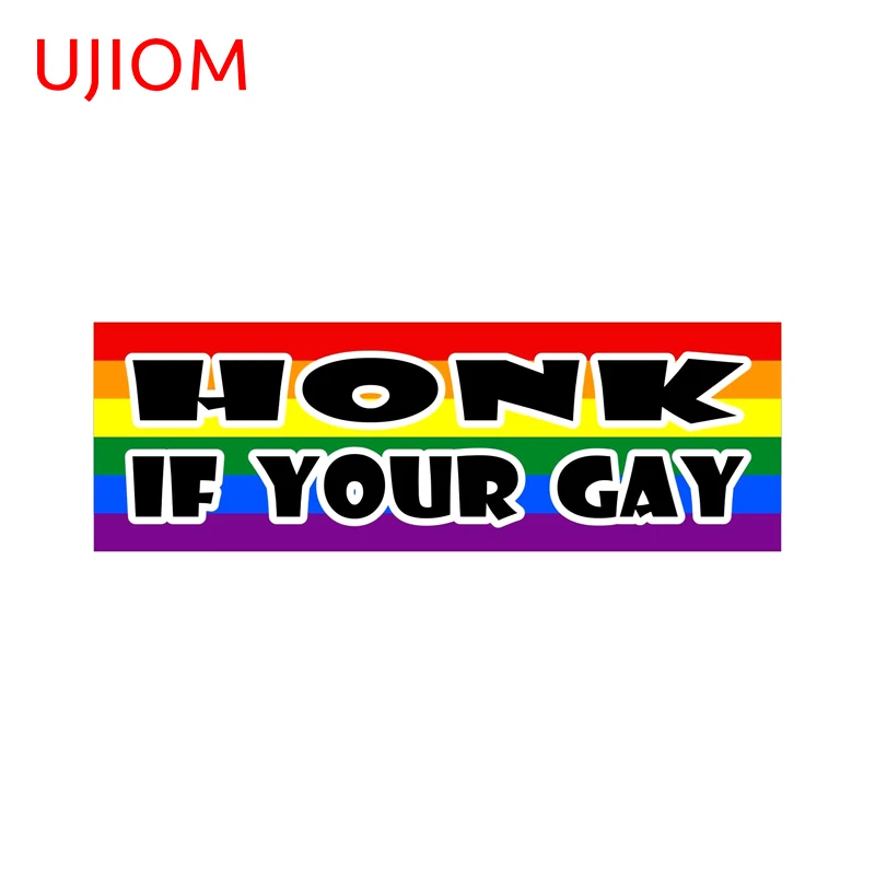 UJIOM LGBT Ally LGBT Gay Lesbian Diversity Wall Sticker Eye Catching Characters Hot Selling Decal Chic Edgy Rainbows Decoration