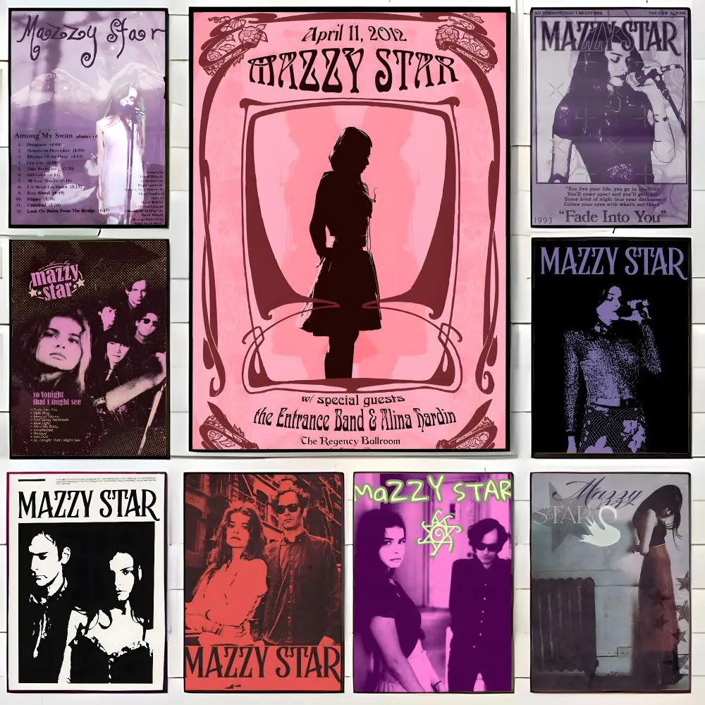 Dream Pop Band M-Mazzy Star Poster Wall Art Print Decorative Mural Home Decor Gift Unframed