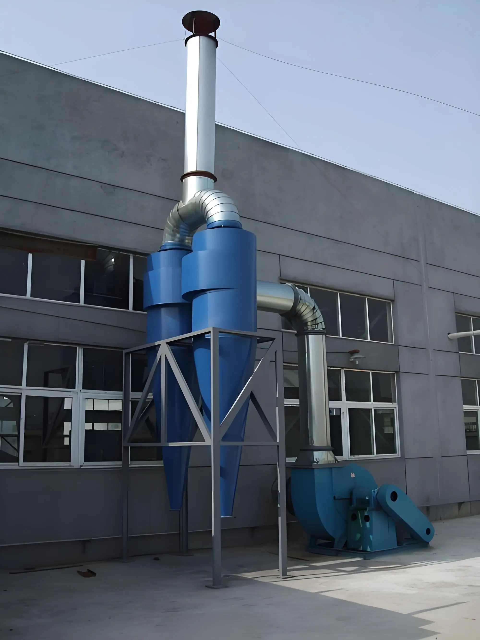 Industrial stainless steel cyclone dust collector for crusher