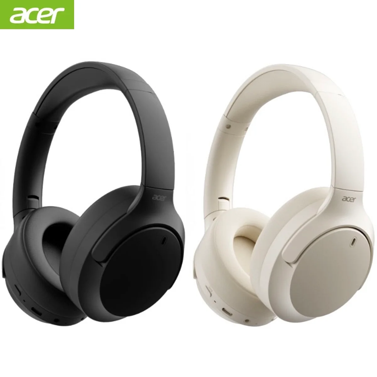 سماعات الرأس اللاسلكية Acer ANC HIFI سماعة بلوتوث 5.4 ENC HD Mic Head Tracking 3D Spatial Audio -42dB ANC الكمون المنخفض OHR305