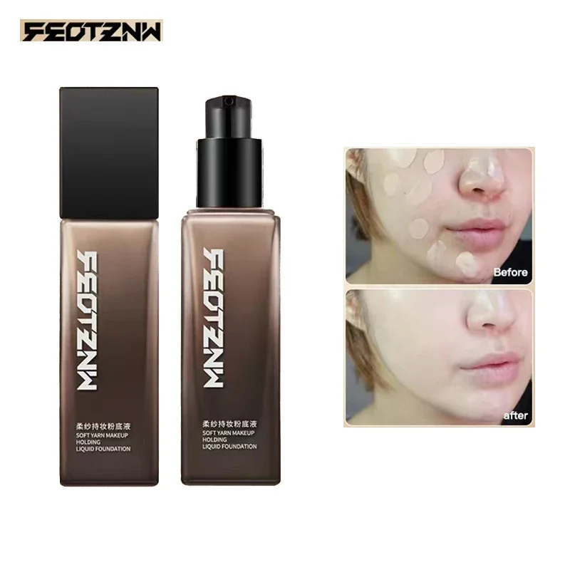 30g Feotznw Air Makeup Foundation Moisturizing Skin Care Oil Control Makeup Concealer Waterproof Sweat Natural Makeup Not Dark