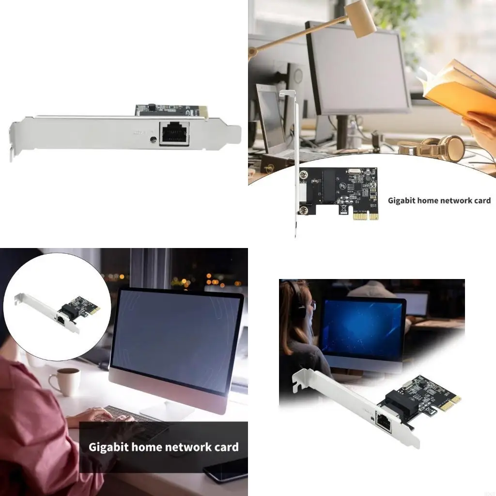 

900F Gigabit Ethernet Card PCIE Desktop RTL8111E Networking Card 10/100/1000Mbps