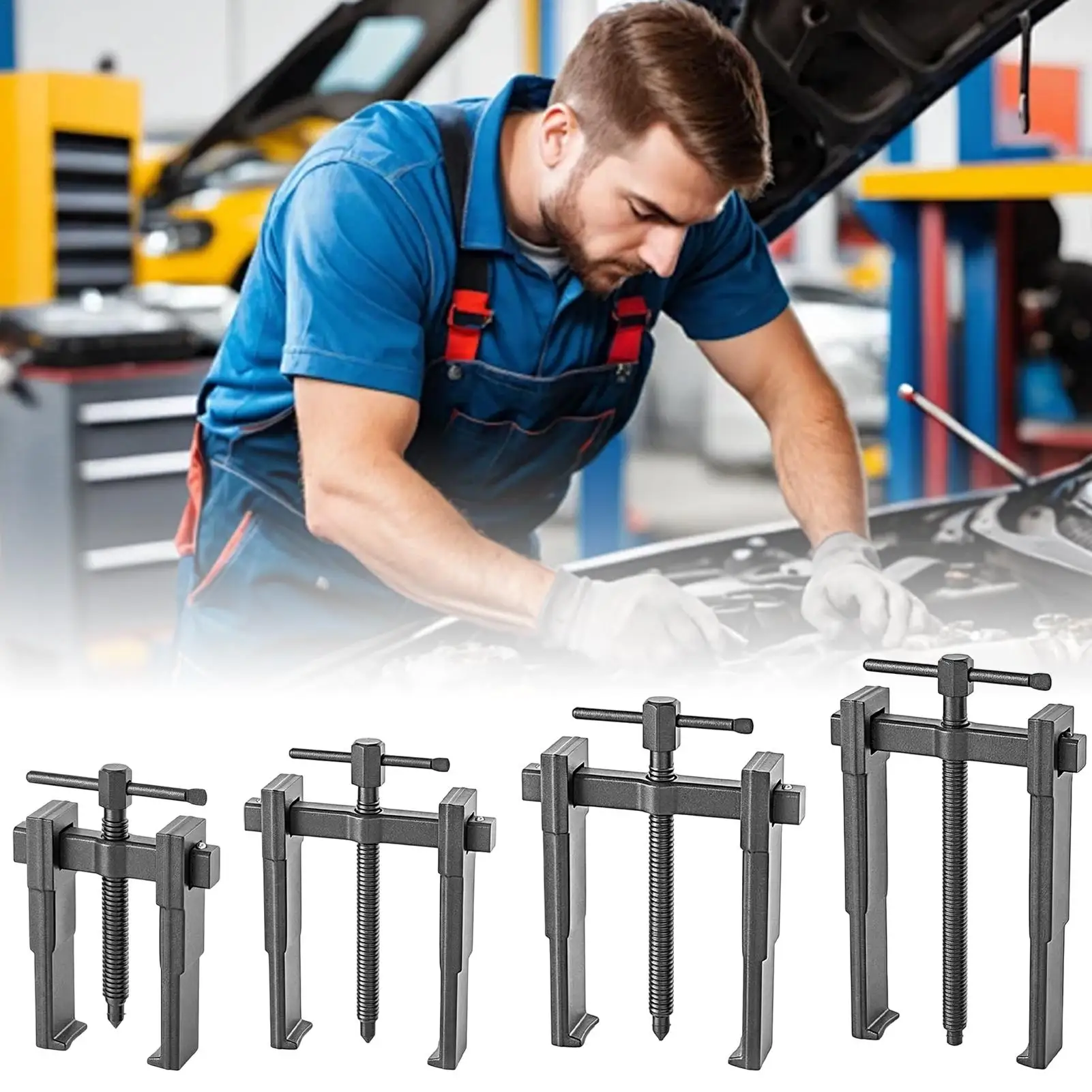 Bearing Pullers Portable 2-Jaw Separator Aid 2-Jaw Blind Bearing Puller For RV Truck Automotive Sedan Pickup Motorcycles
