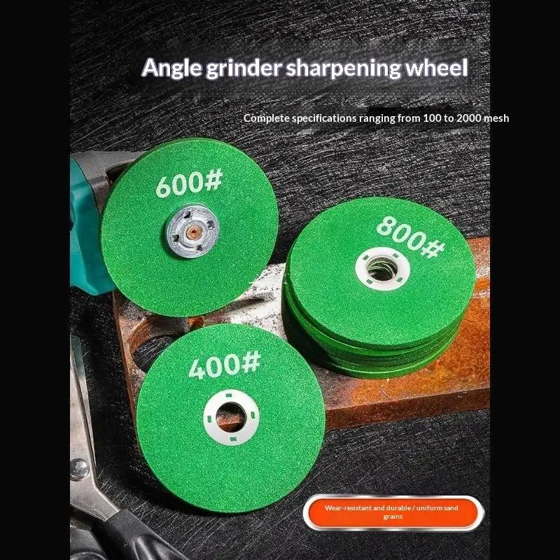 Angle Grinder Cut Off Wheel 2000 Mesh 100mm Corrosion Resistant Grinding Flap Disc for Outdoor Metal Fabrication