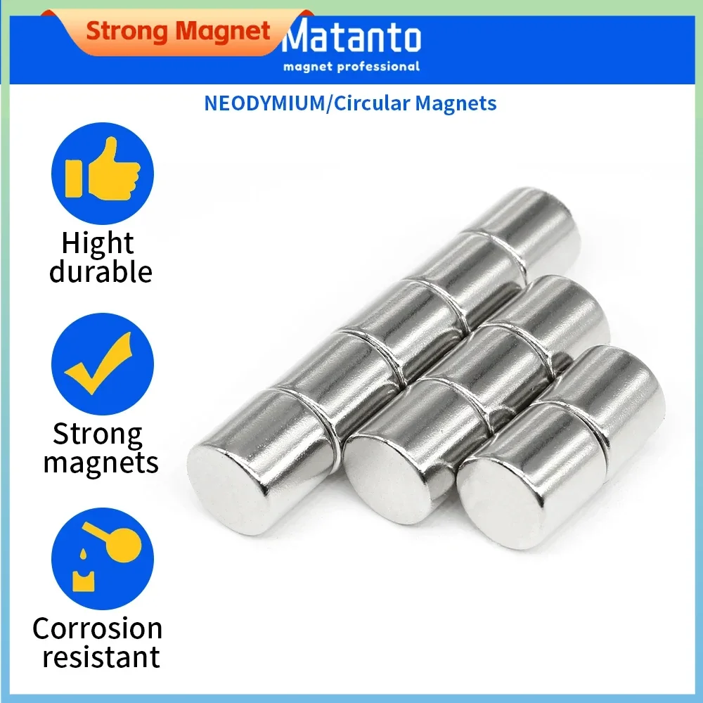 5/10/20/25/50PCS 10x10 mm Disc Rare Earth Magnets 10x10mm Round Neodymium Magnet Strong 10mmx10mm Permanent Magnet 10*10 N35