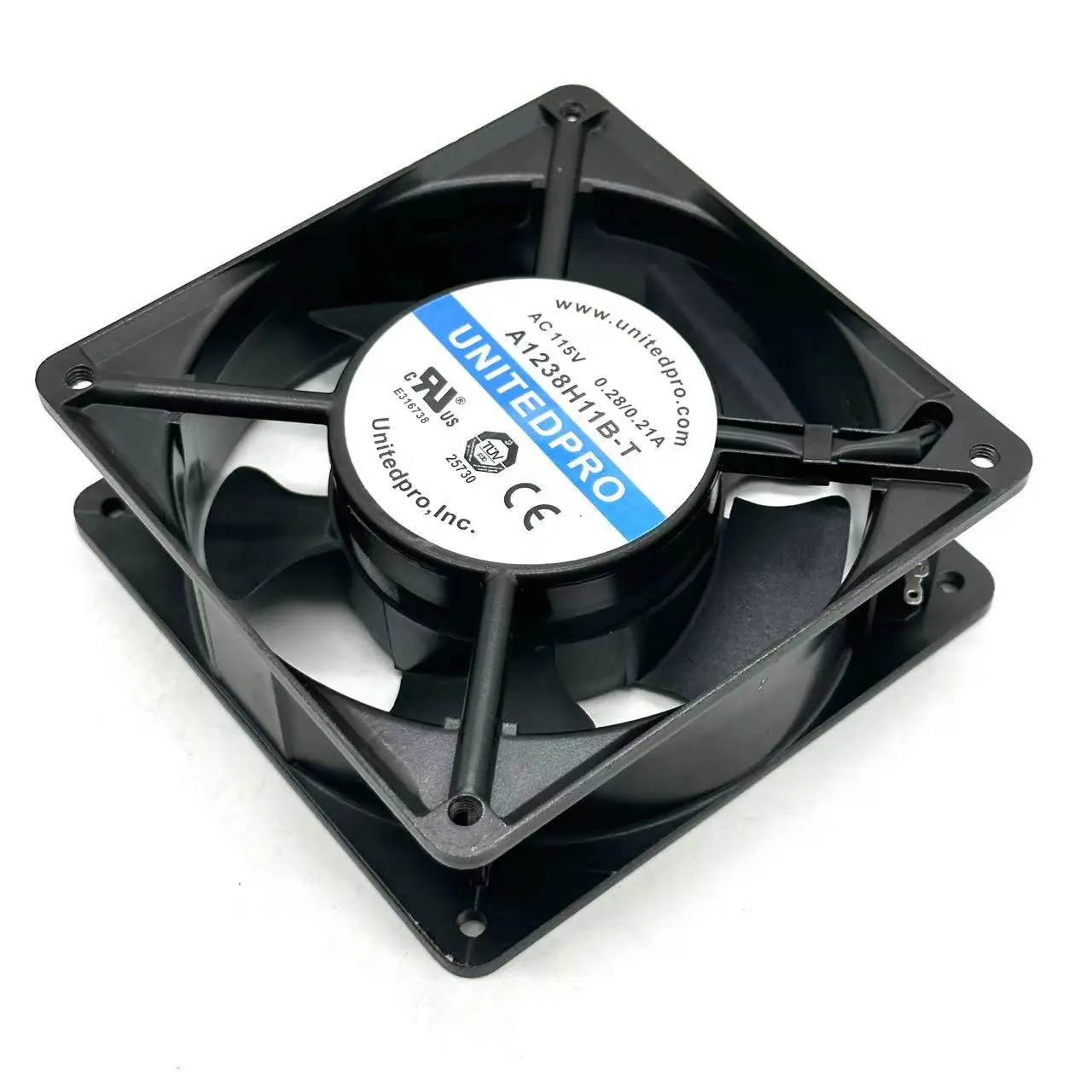 UNITEDPRO A1238H11B-T AC 115V 0.28/0.21A 120x120x38mm Server Cooling Fan