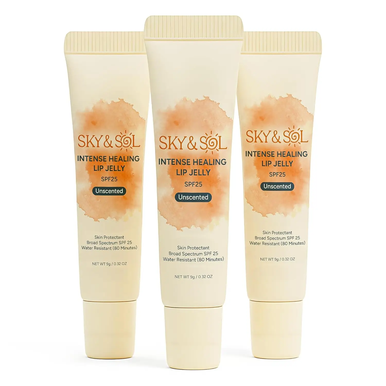 

Бальзам для губ SPF 25, 3 шт., натуральный увлажняющий гель с защитой от солнца и эффектом праймера, водостойкий, для гладких губ