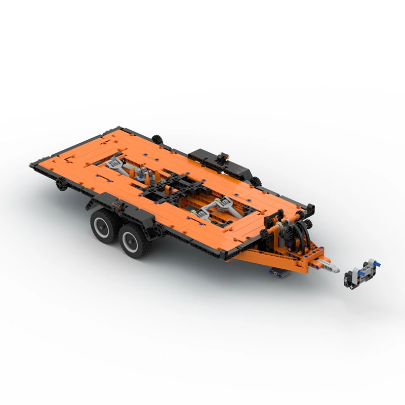 Pastillas técnicas MOC F-150 remolque Raptor, modelo inclinado, bloques de construcción DIY 42126, conjunto de ladrillos, juguetes para niños, regalos
