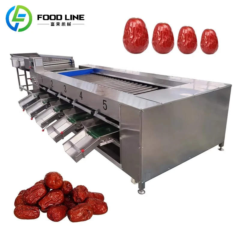 

Automatic Fruit Sorting Machine Commercial Grade Vegetable Sorter by Size Weight and Color for Farm and Packing House
