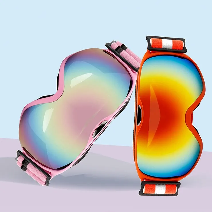 

Детские лыжные очки, двухслойные, противотуманные, UV400, большие лыжные очки, лыжная маска, сноубордические мужские и женские зимние очки GOG-201 Pro