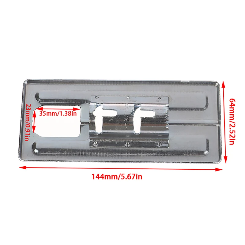 Imagem -06 - Durável Alumínio Jig Saw Base Plate Floor Power Tool Acessórios Peças Curva Ferramentas 55 55