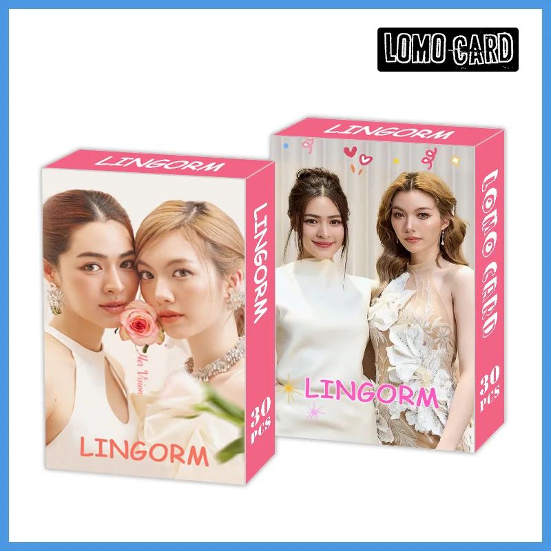 30 Pcs/Set Thai Star LingOrm Lomo Card Drama The Secret of Us Ling&Orm Characters Mini Postcard HD Photocard Cosplay Gift