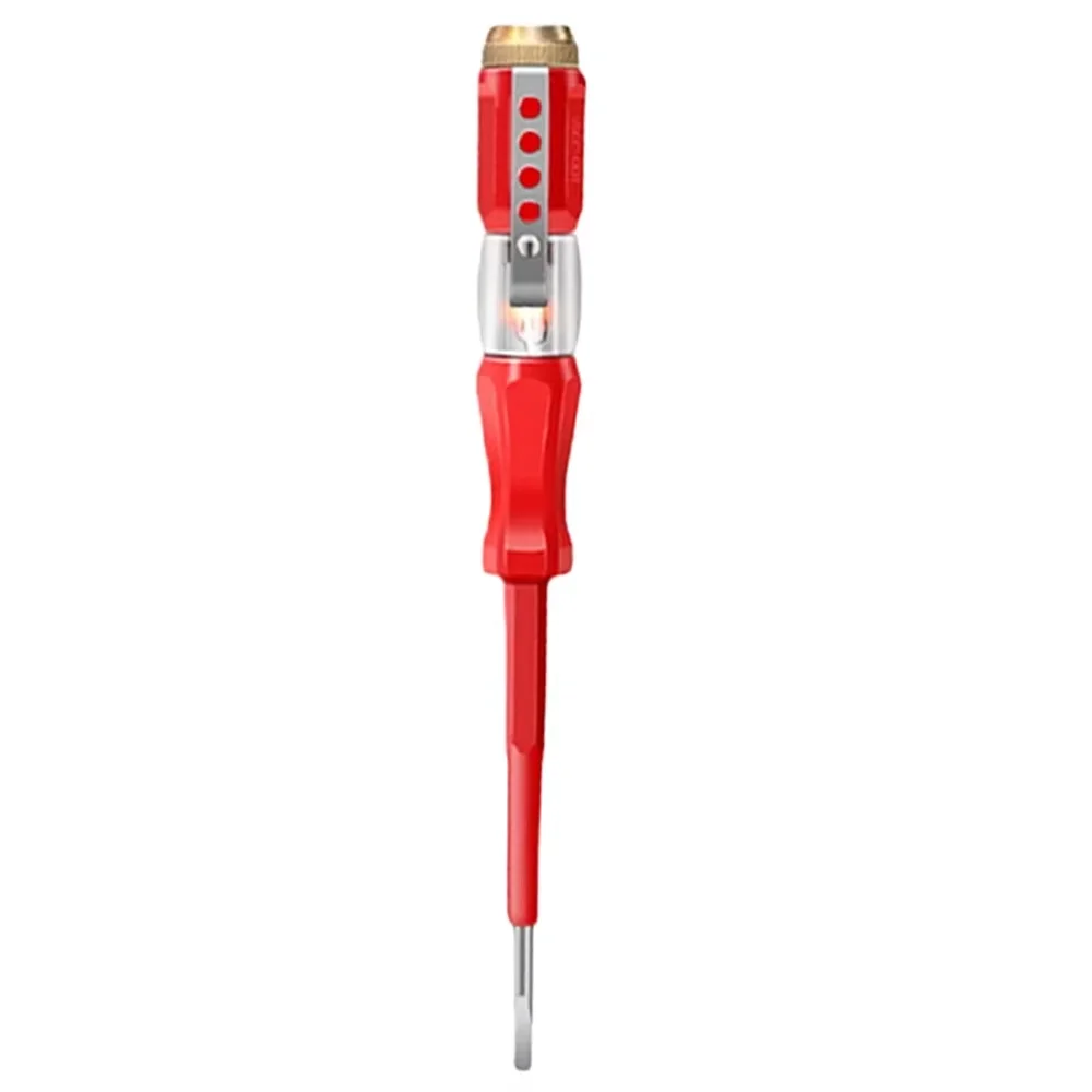 Image of B07 Elektrischer Testerstift Spannungsanzeiger Prüfstift Schraubendreher 100-500V Neonlampe Berührungsloser Isolationstester