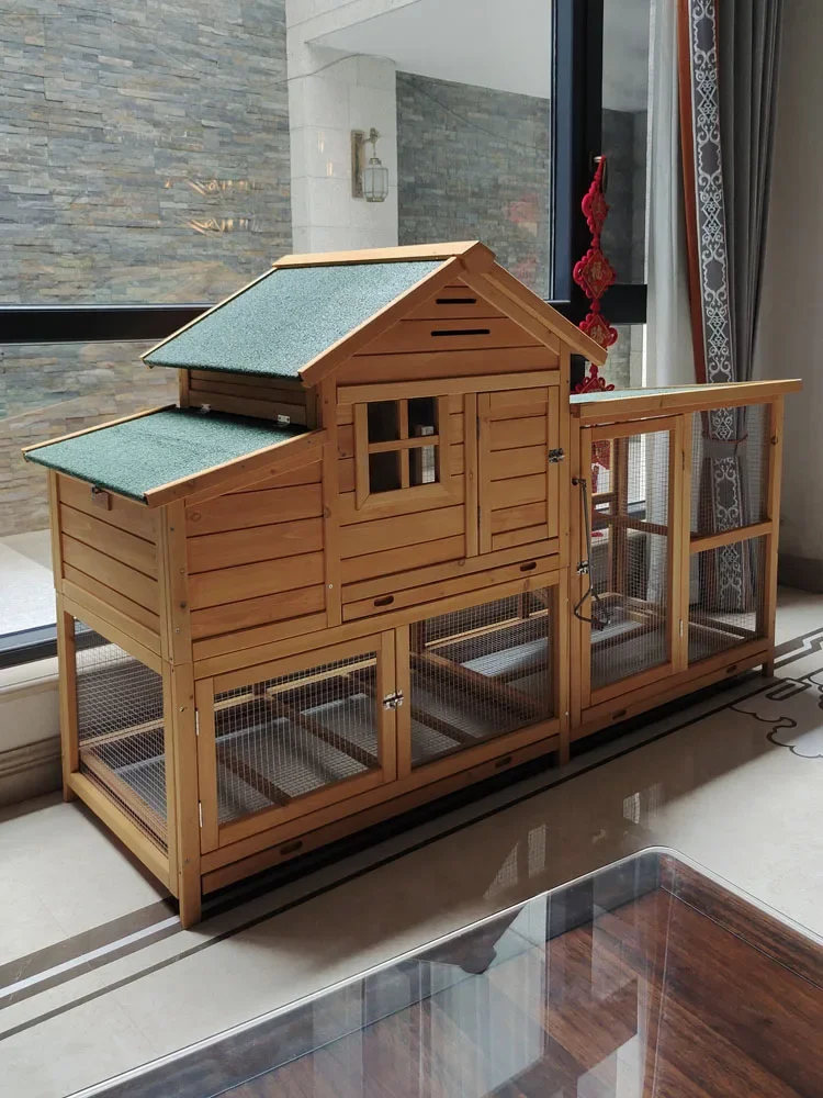 Outdoor Rabbit Nest Home Pet Rabbit Rabbit House Chicken Nest Rutin Chicken  Large Pigeon  dovecote Luxury Bird Cage