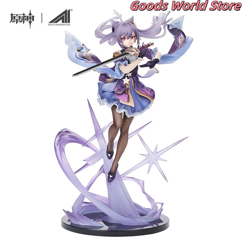 

Оригинальная модель Keqing 1/7, украшение Mihoyo Genshin Impact Keqing, карнавальный костюм, аниме, игровая модель, подарок на Рождество и день рождения
