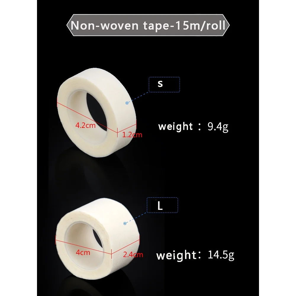 5 PCS Eyelashes Extensions Tools Tape Anti-allergy Easy to Tear Micropore Makeup Tape Non-woven/PE Breathable Medical