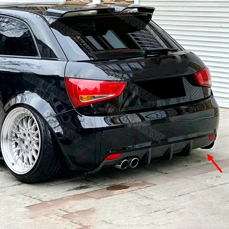 For Audi A1 2-Door Rear Diffuser Bumper Lip Spoiler Upgrade Refits Splitter 2011-2014