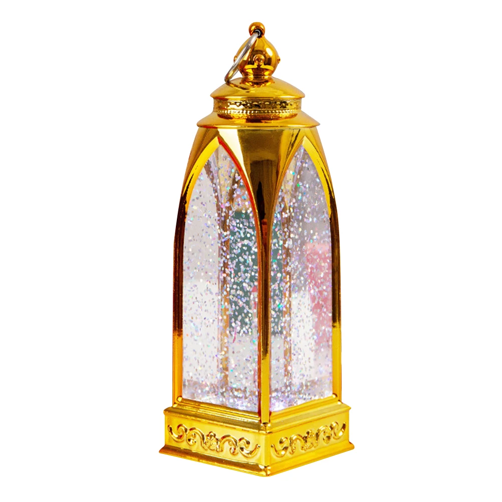 

Christmas Desktop Night PVC LED Decorative Lights Small Ornament Warm Lamp Sequins Dazzling Snowflake Layered Bright Fadeless