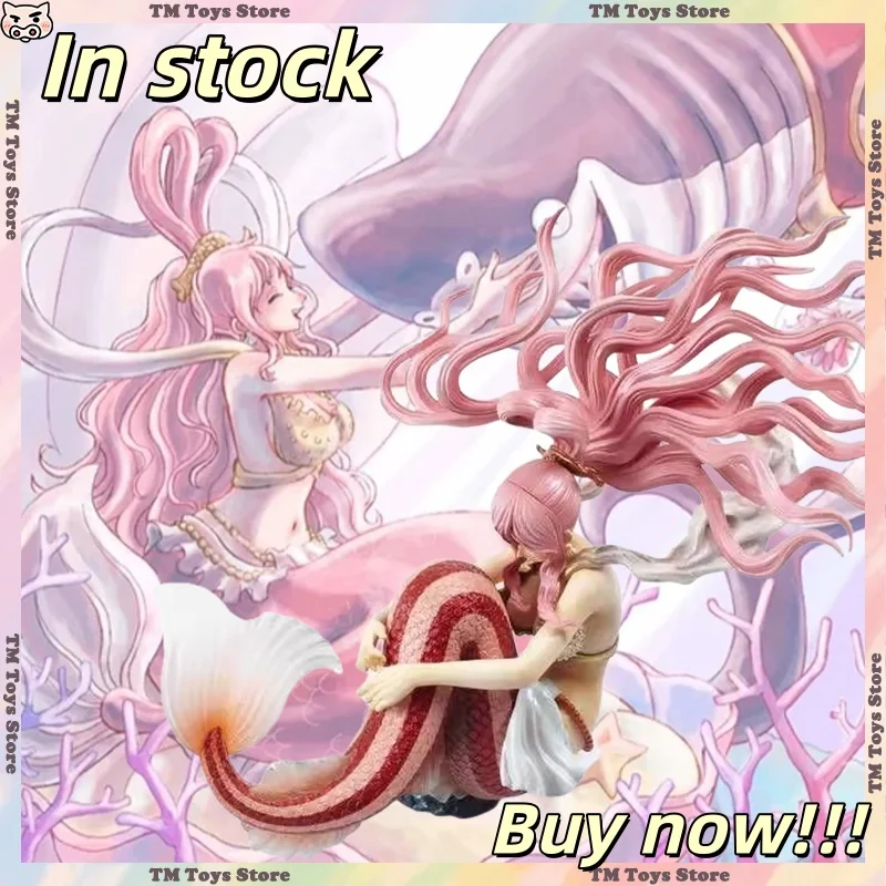 

BANPRESTO ONE PIECE Anime Figures Shirahoshi Mermaid Princess Figurine Top War PVC Statues Collection Model Toys Gifts in Stock