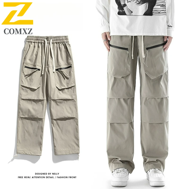 جديد الذكور البضائع السراويل مريحة فضفاضة تناسب كبيرة الحجم السراويل الطويلة في الهواء الطلق عداء ببطء ممارسة الربيع والخريف تنفس السراويل