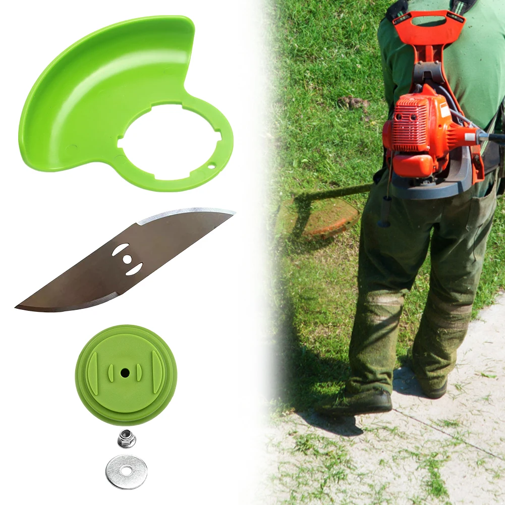 

Grass Trimmers Saw Blade Plastic Cover Grass Guard Baffle Plastic Grass Trimmer Cover and Blade Garden Power Tools Attachment