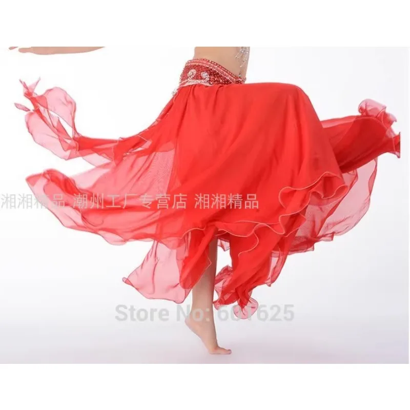 Angepasst Neue Bauchtanz Rock Undercover Halbe Länge Langes Kleid Sexy Weibliche Praxis Leistung Kostüm Tanz Hüfte Wrap Rock