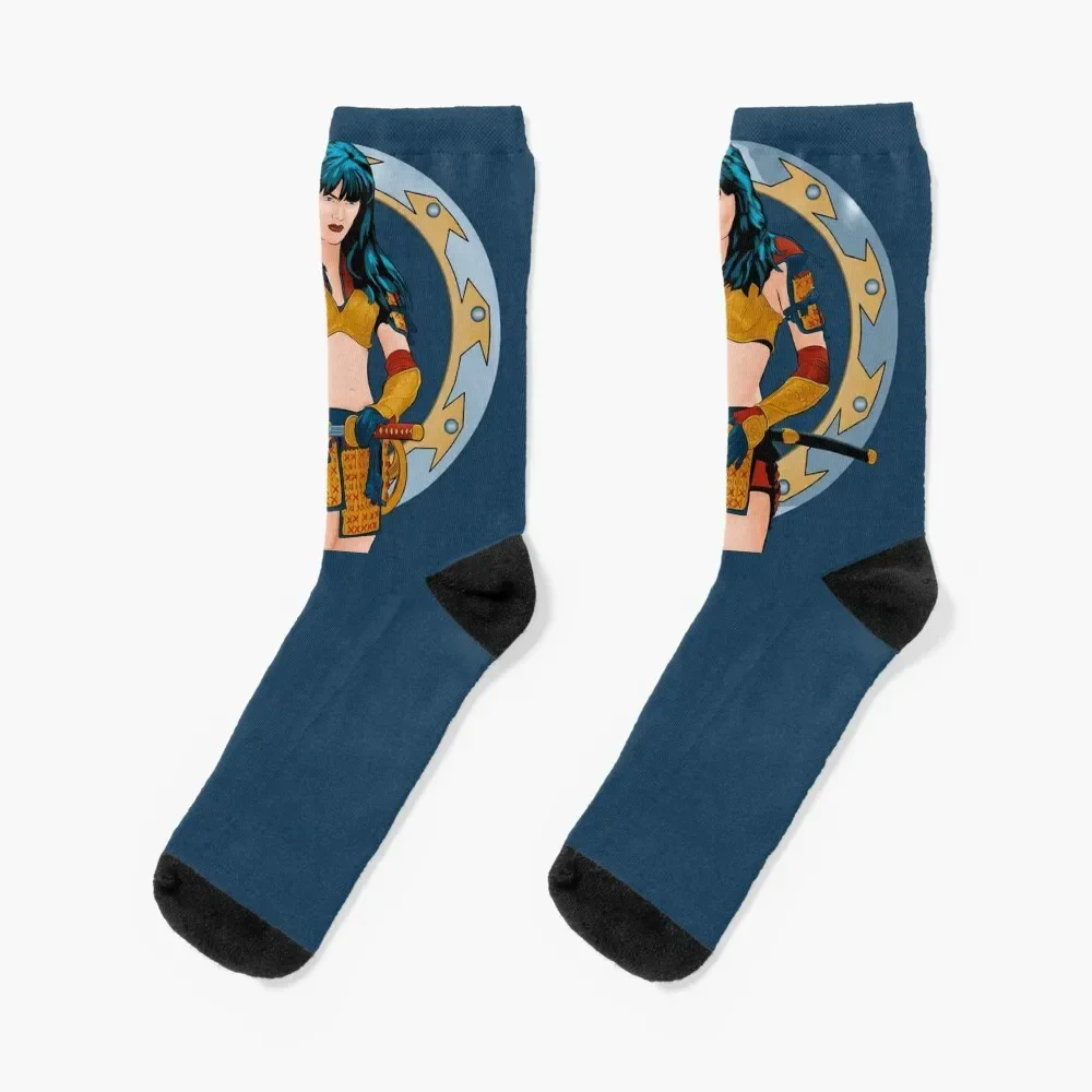 Xena samurai Socks christmas gifts short Socks Male Women's