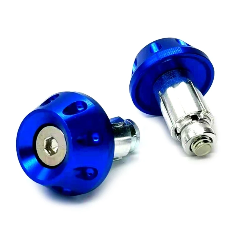 Motorcycles Handle Bar End Weight Handlebar Grips Anti Vibration Silder Plug image 4